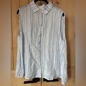 CP Shades Linen Carmel Top